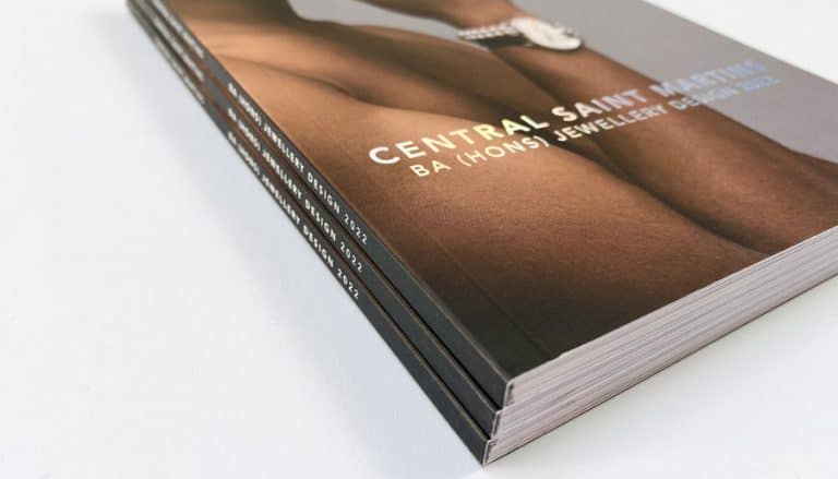 central-st-martins-foiling-on-catalogue-cover
