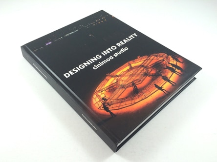 Elegant cover design of a single hardback book