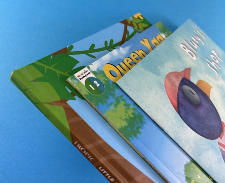 Various binding options for sturdy and durable phonics books
