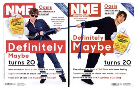 NME Magazine Cover 2014 Oasis