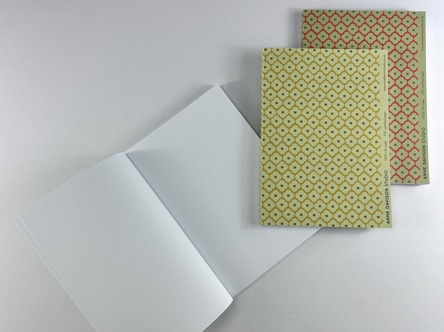 custom notebook printing with blank inside pages