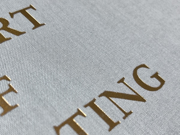 Close Up of Linen Hardcover Book