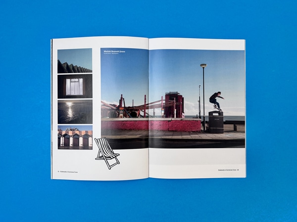 A vibrant Ex Why Zed booklet showcasing creative layout design