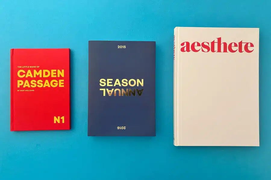 Bold typography used in an eye-catching book cover design