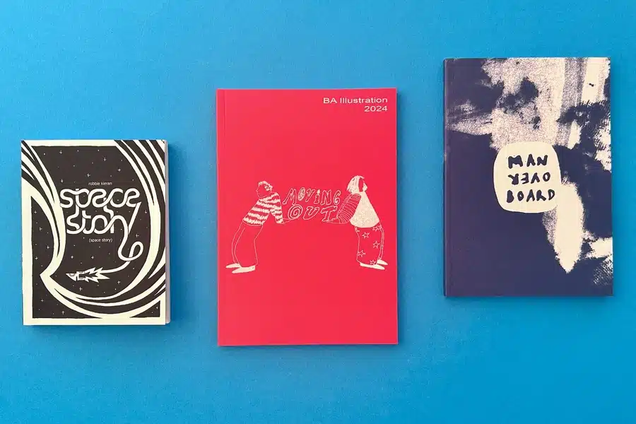 Custom illustrated book covers printed by Ex Why Zed