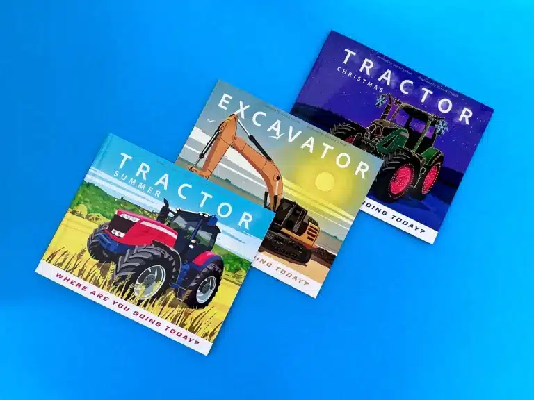 The cover design of Where Are You Going Today?, showcasing a high-quality gloss lamination finish.