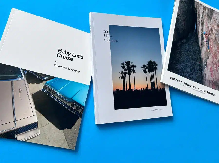 A professional-looking perfect bound booklet with a clean wraparound cover, demonstrating the elegance and quality of perfect binding.