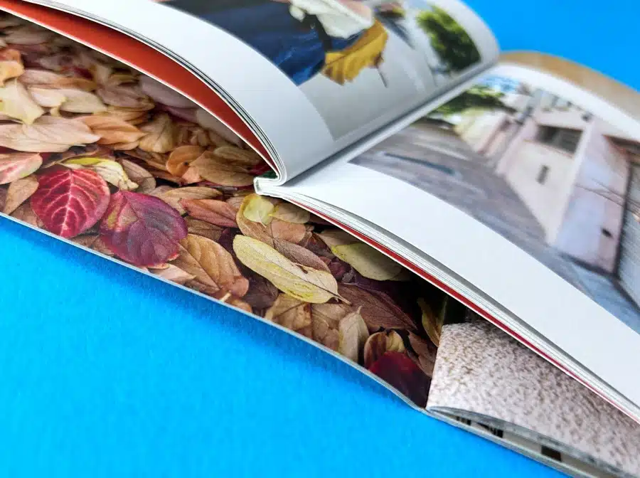 Various types of booklet binding printed at Ex Why Zed