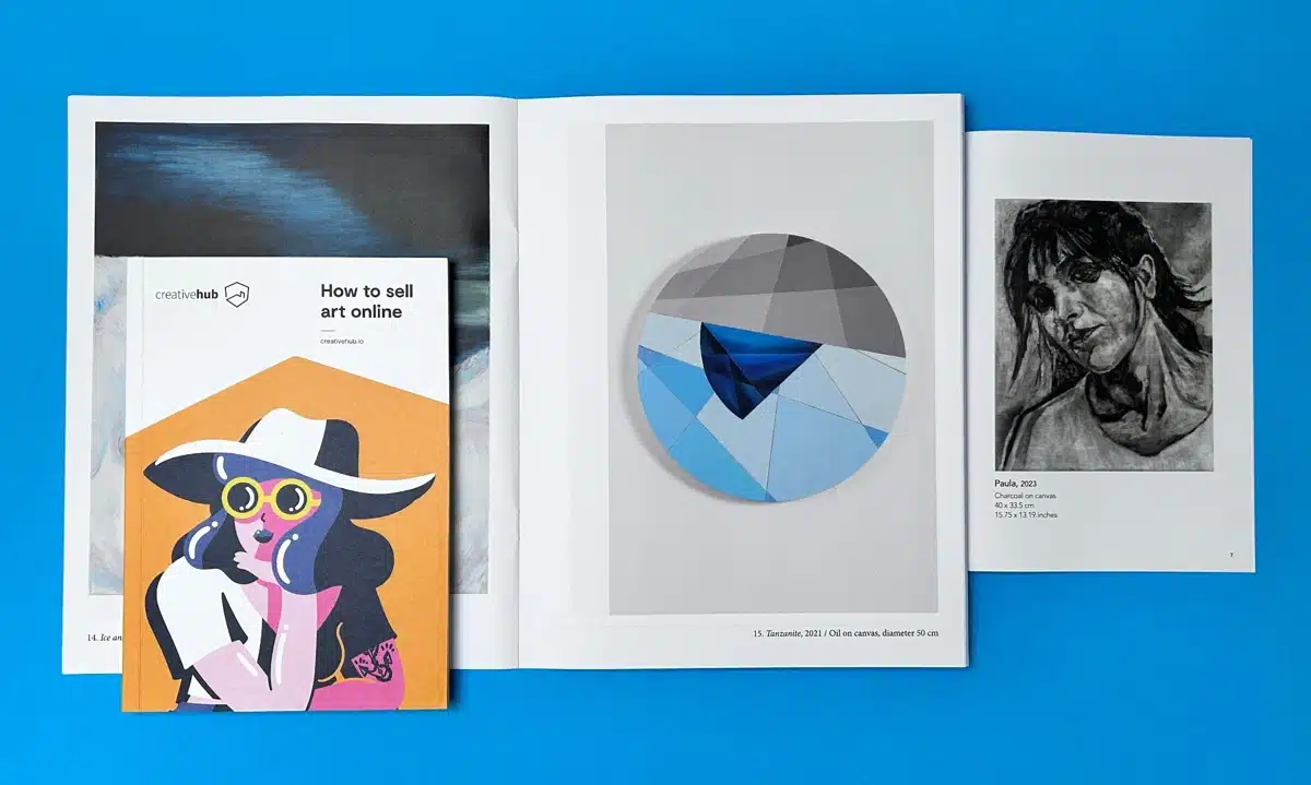 Professional Artist Catalogue printing to promote your exhibition