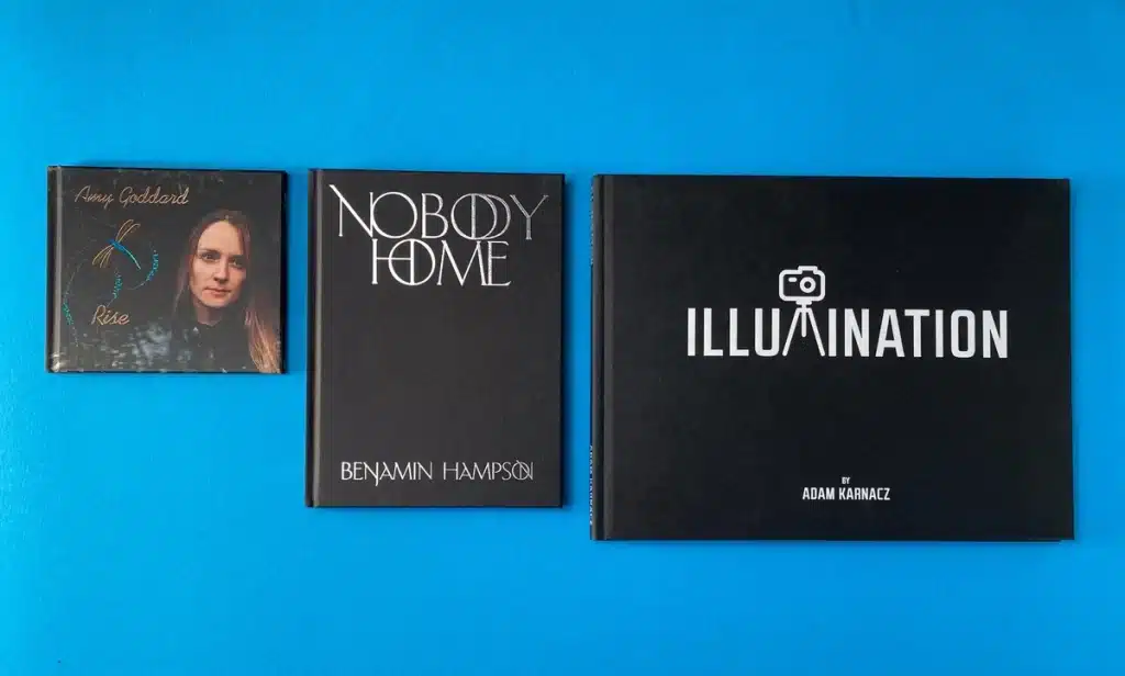 Examples of Professionally Bound Hardback Books
