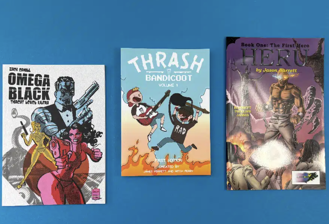 Comic books from Ex Why Zed