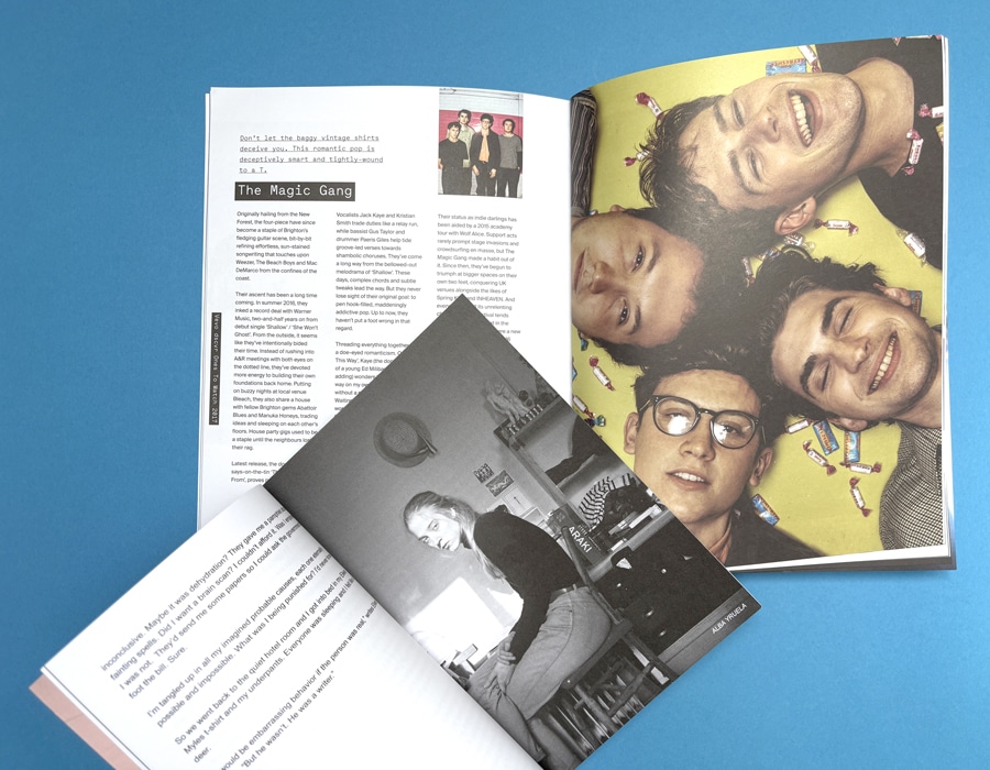 Effective magazine design and layout planning for professional printing