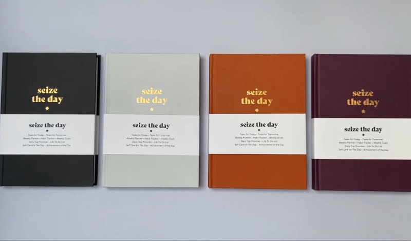 Seize the day journal on Ex Why Zed