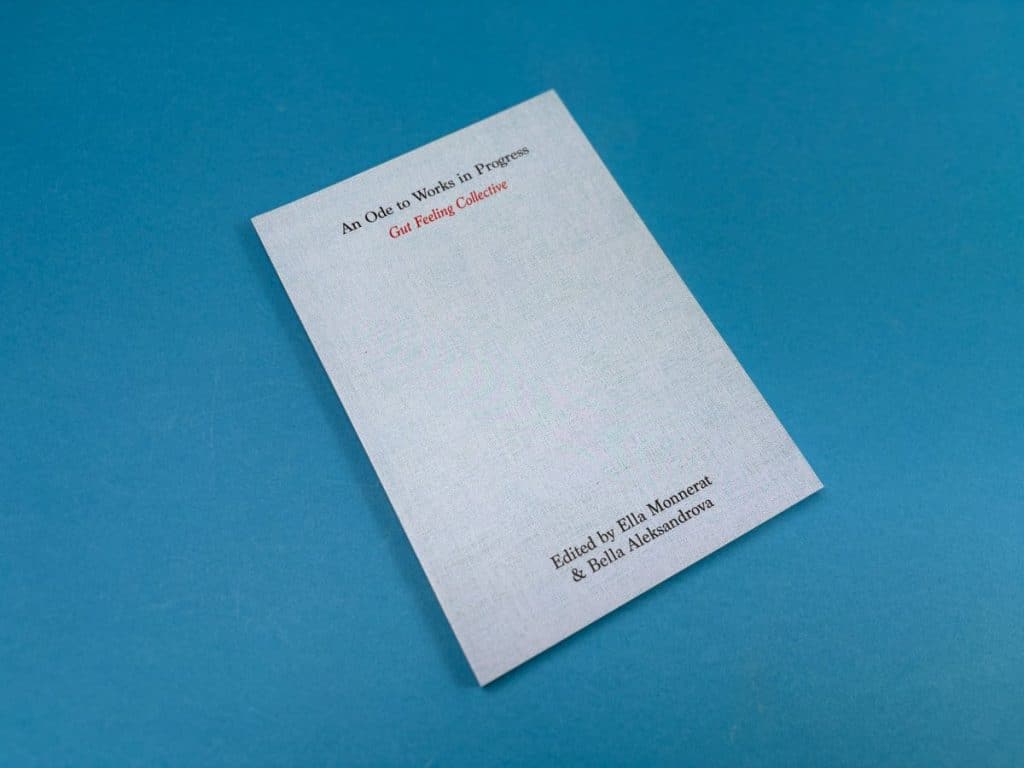 Self-published poetry book ‘An Ode to Works in Progress’ printed at Ex Why Zed with silk pages and matt laminated cover.