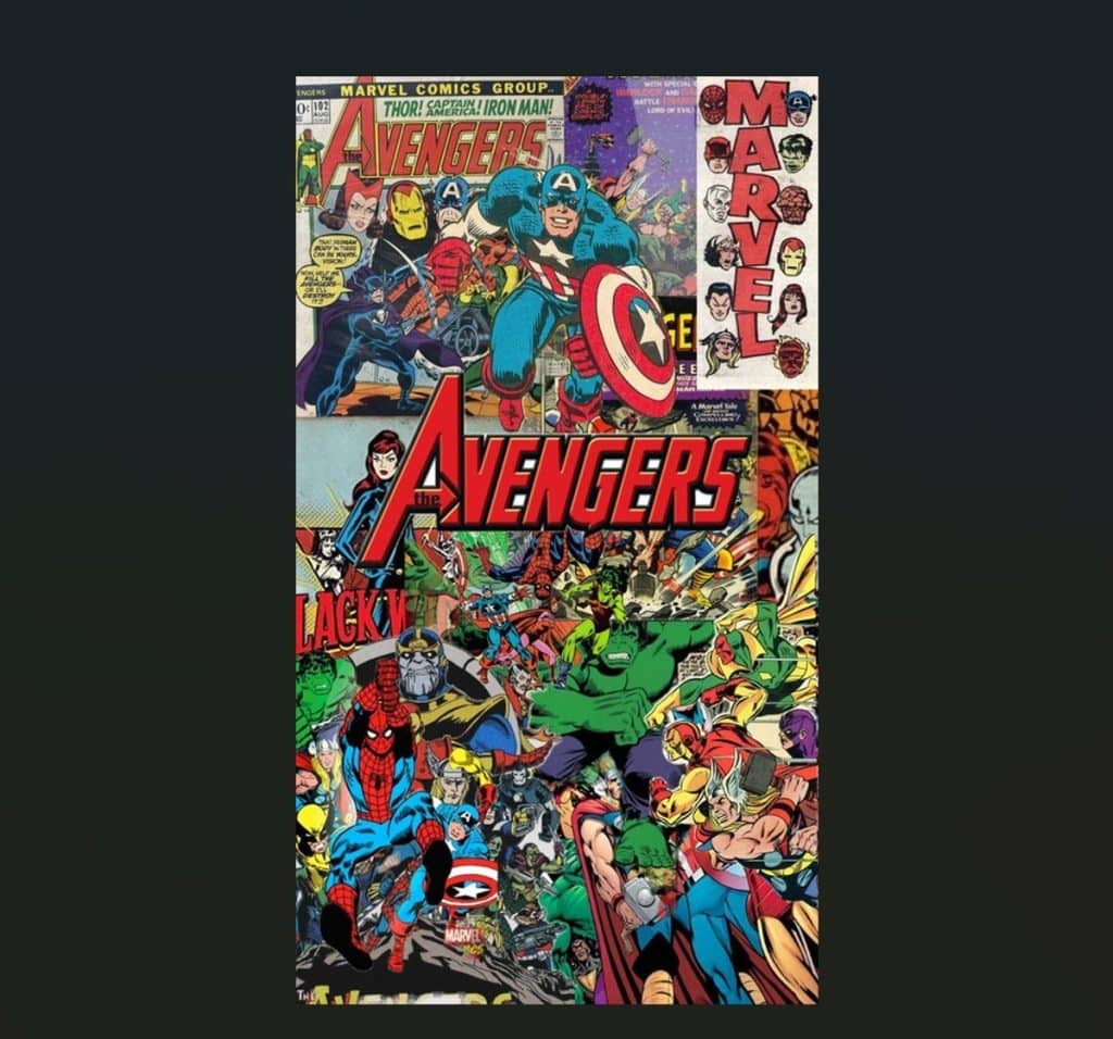 Silver Age Avengers comic book cover featuring Marvel superhero team-up