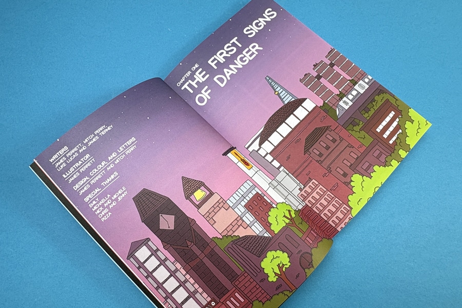 Best paper and binding options for graphic novels including silk, gloss and perfect bound