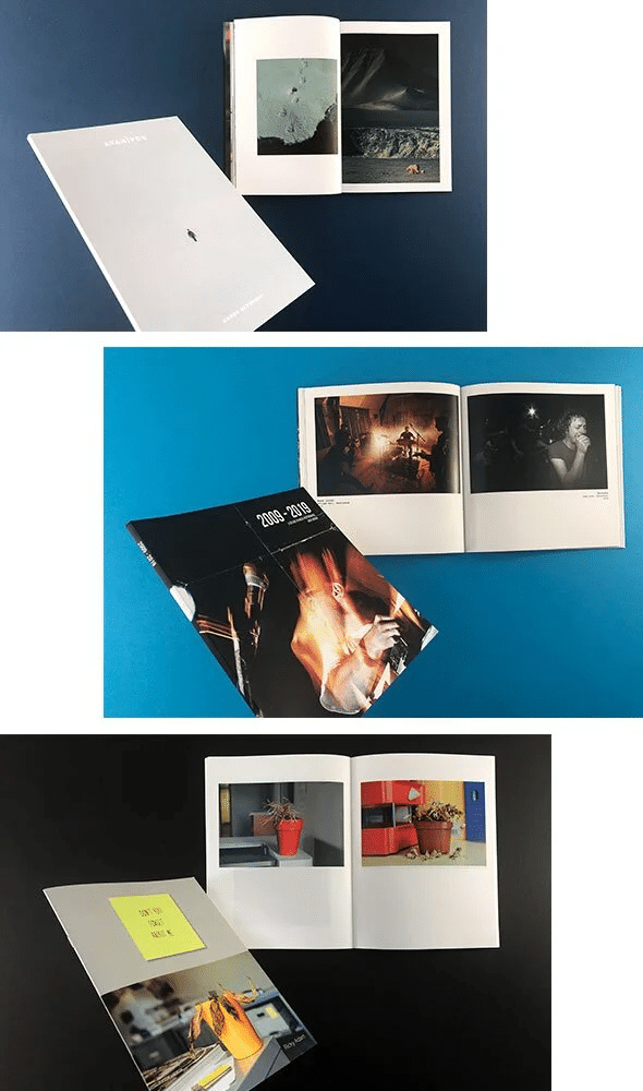 Creative photography books with softcover and hardback formats printed by Ex Why Zed
