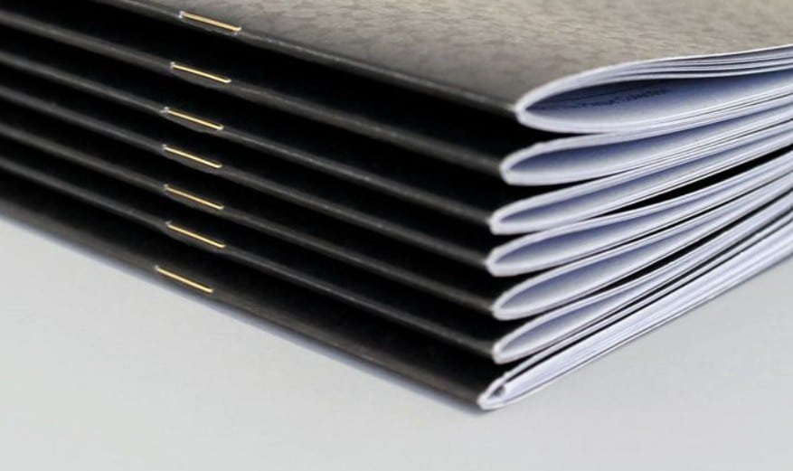Saddle stitch booklets