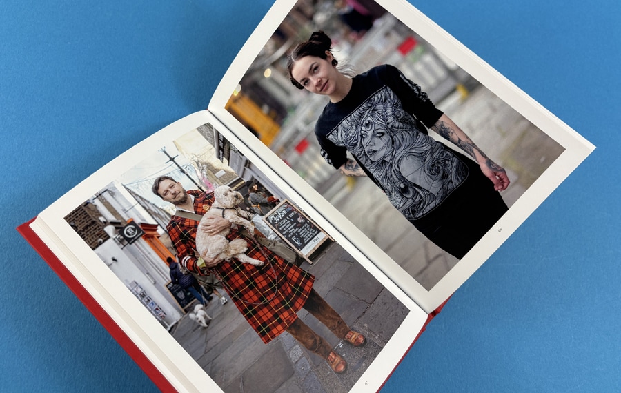 Street Tools by James Parsons, a casebound street photography book built for longevity and repeat viewing.