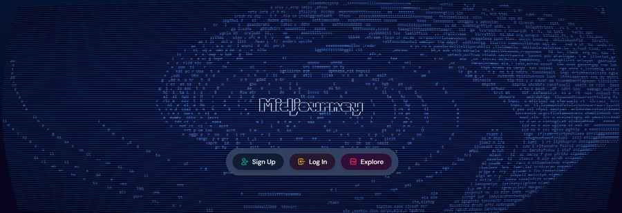 Midjourney website screen showing an AI image generator interface for creative storybook visuals.