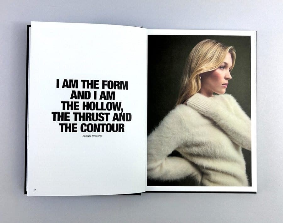 Ted Baker London hardback fashion lookbook printed by Ex Why Zed on silk stock, balancing image reproduction with readable text.