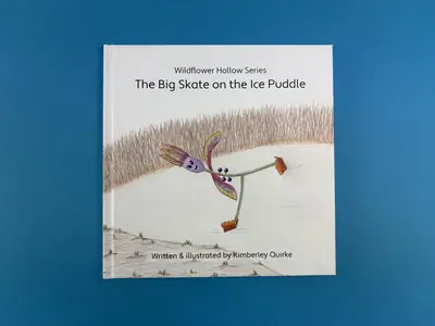 The Big Skate on the Ice Puddle, a square hardback picture book